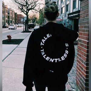 Talentless black hoodie